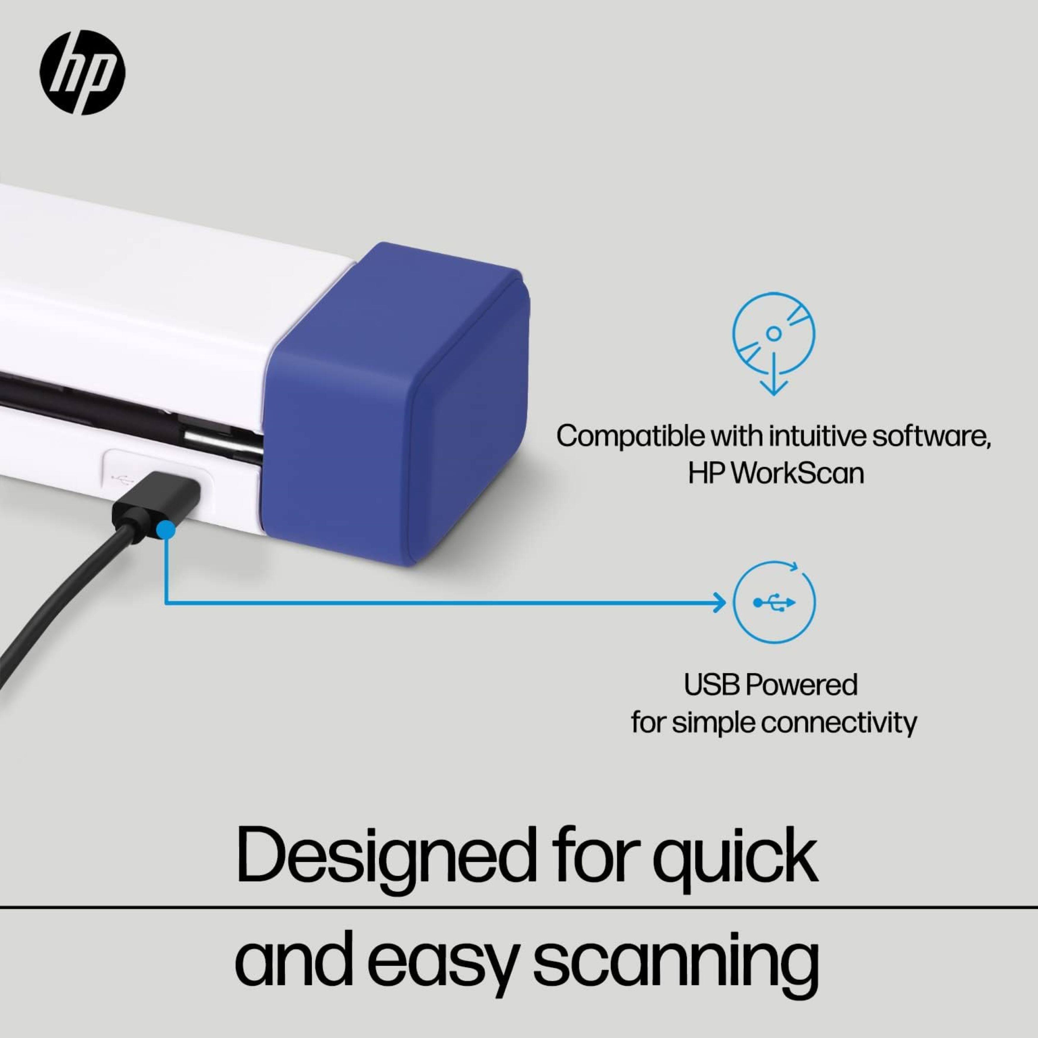 Designed for quick and easy scanning, the HP WorkScan USB is compatible with intuitive software and powered for simple connectivity.