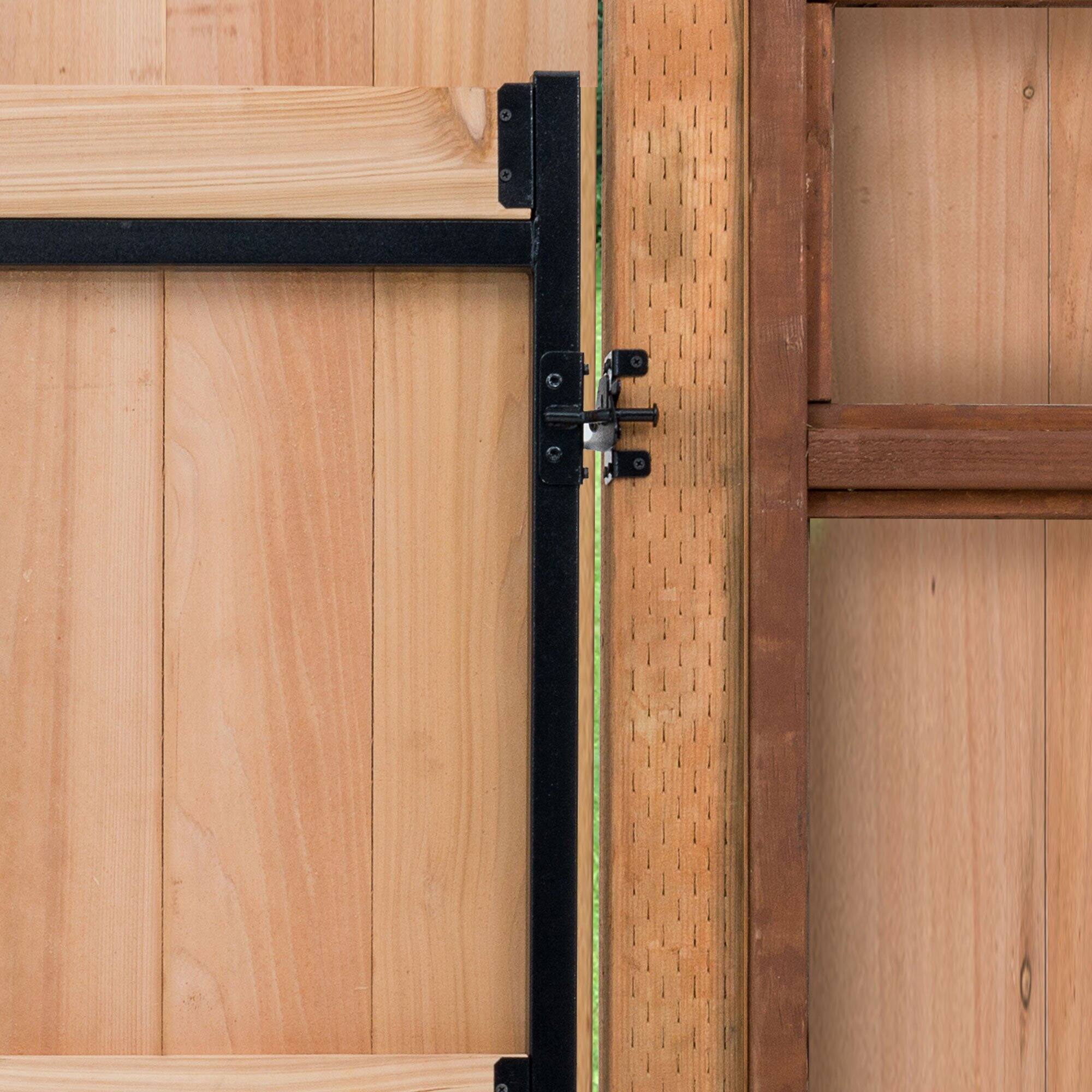 Alt View 3. Adjust-A-Gate - Adjust-A-Gate Steel Frame Gate Kit (2 Pack) & Adjust-A-Gate Steel Frame Gate Kit - Black.