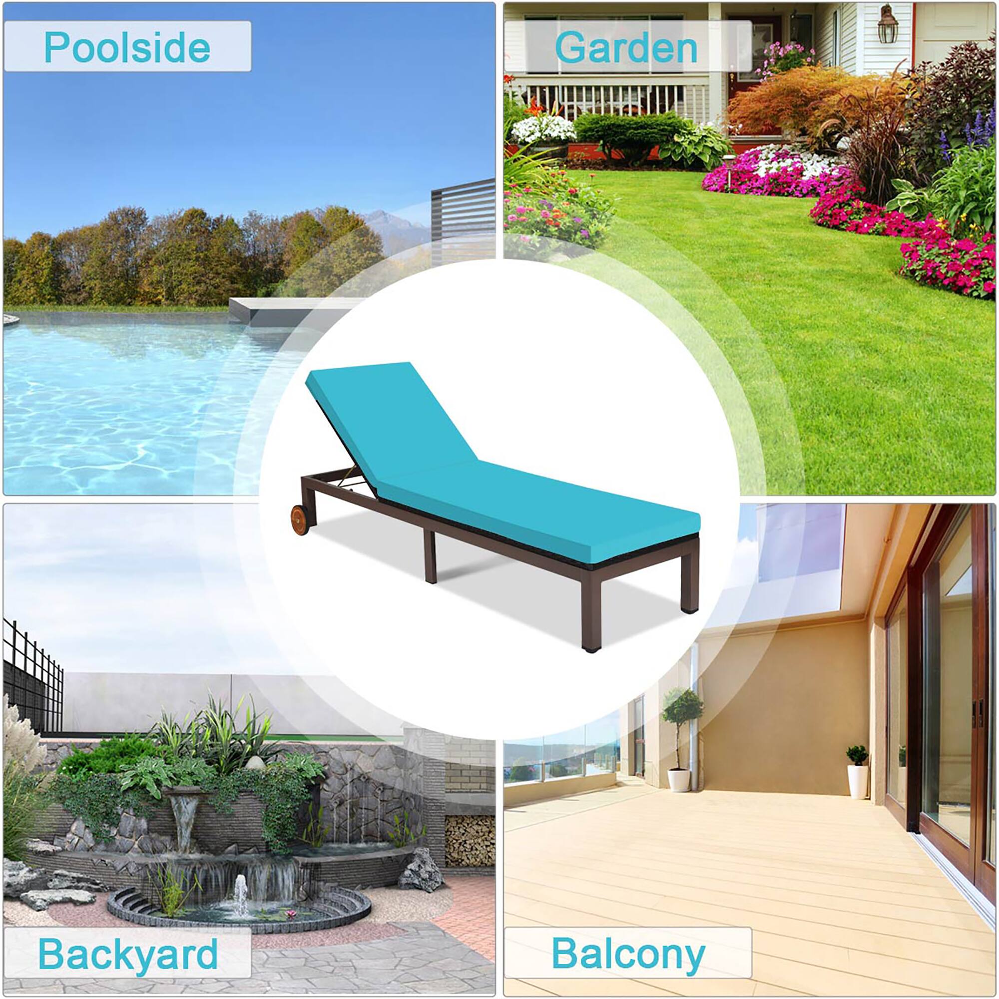 Poolside, Garden, Backyard, Balcony