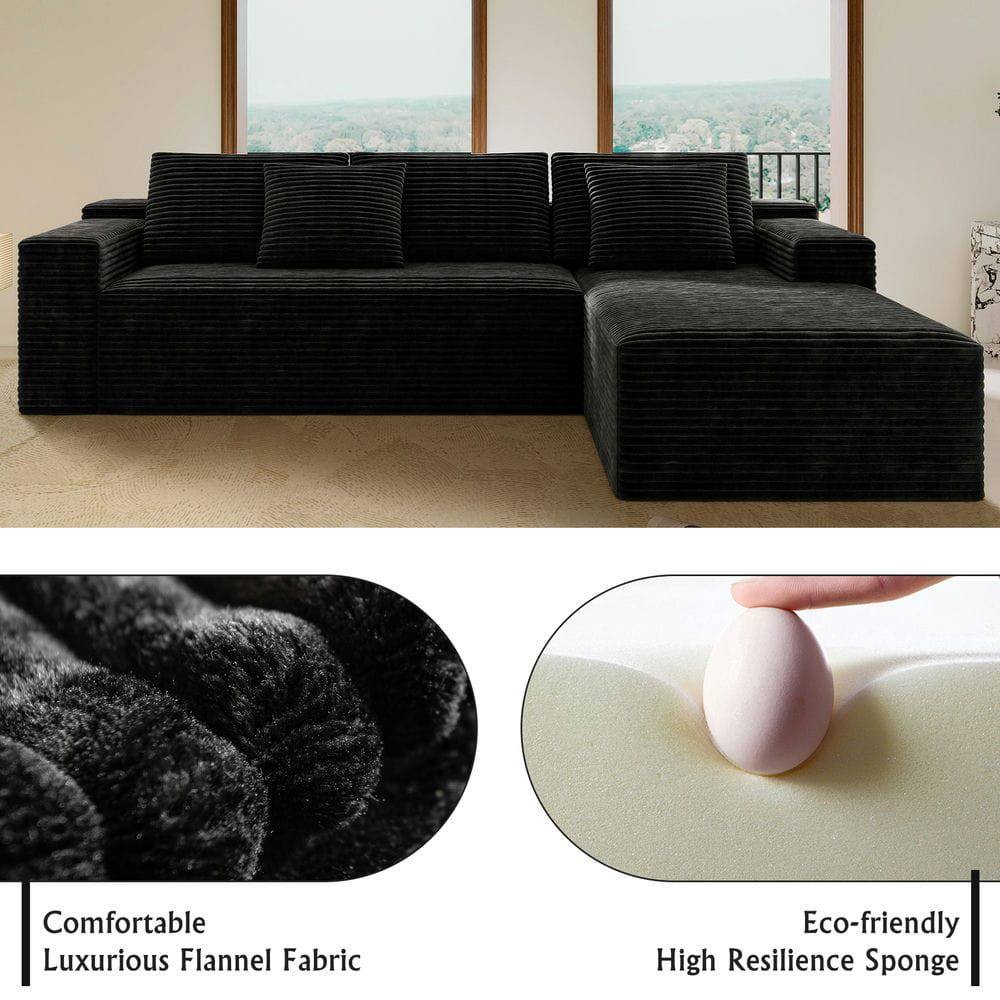 Comfortable Luxurious Flannel Fabric  
Eco-friendly High Resilience Sponge