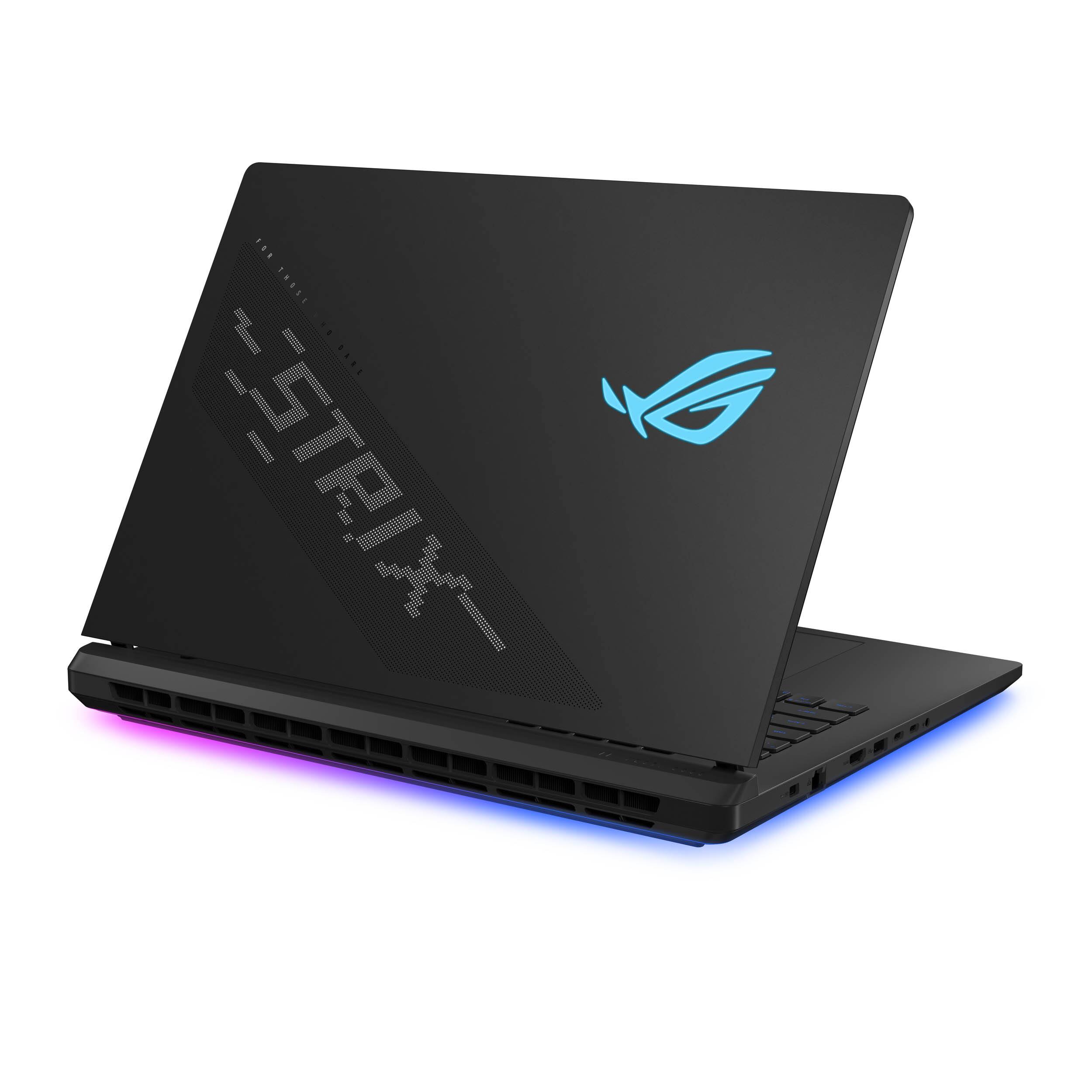 Alt View 7. ASUS - ROG Strix SCAR 18" 2.5K 240Hz Gaming Laptop - Intel Core Ultra 9 HX with 32GB RAM - NVIDIA GeForce RTX 5070 Ti - 1TB SSD - Off Black.