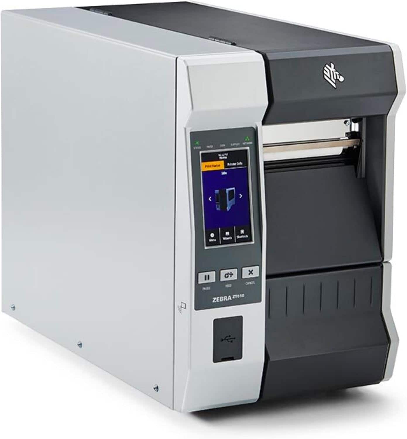 Zebra - ZT61046-T010100Z Industrial Thermal/Direct Thermal Printer - Black