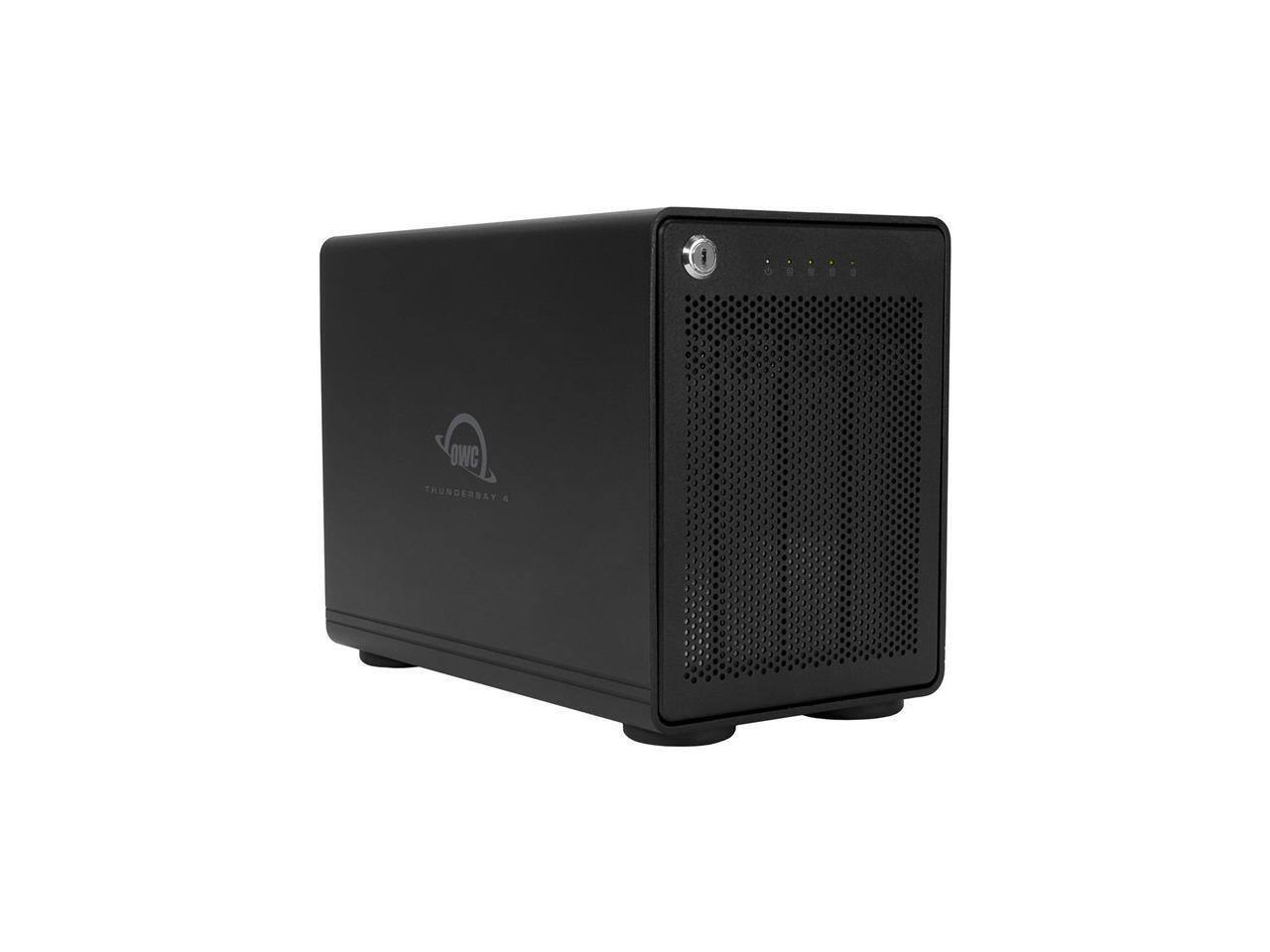 OWC - ThunderBay 4 - 4-Bay RAID-5 Enclosure with Cable (No HDDs) - Black