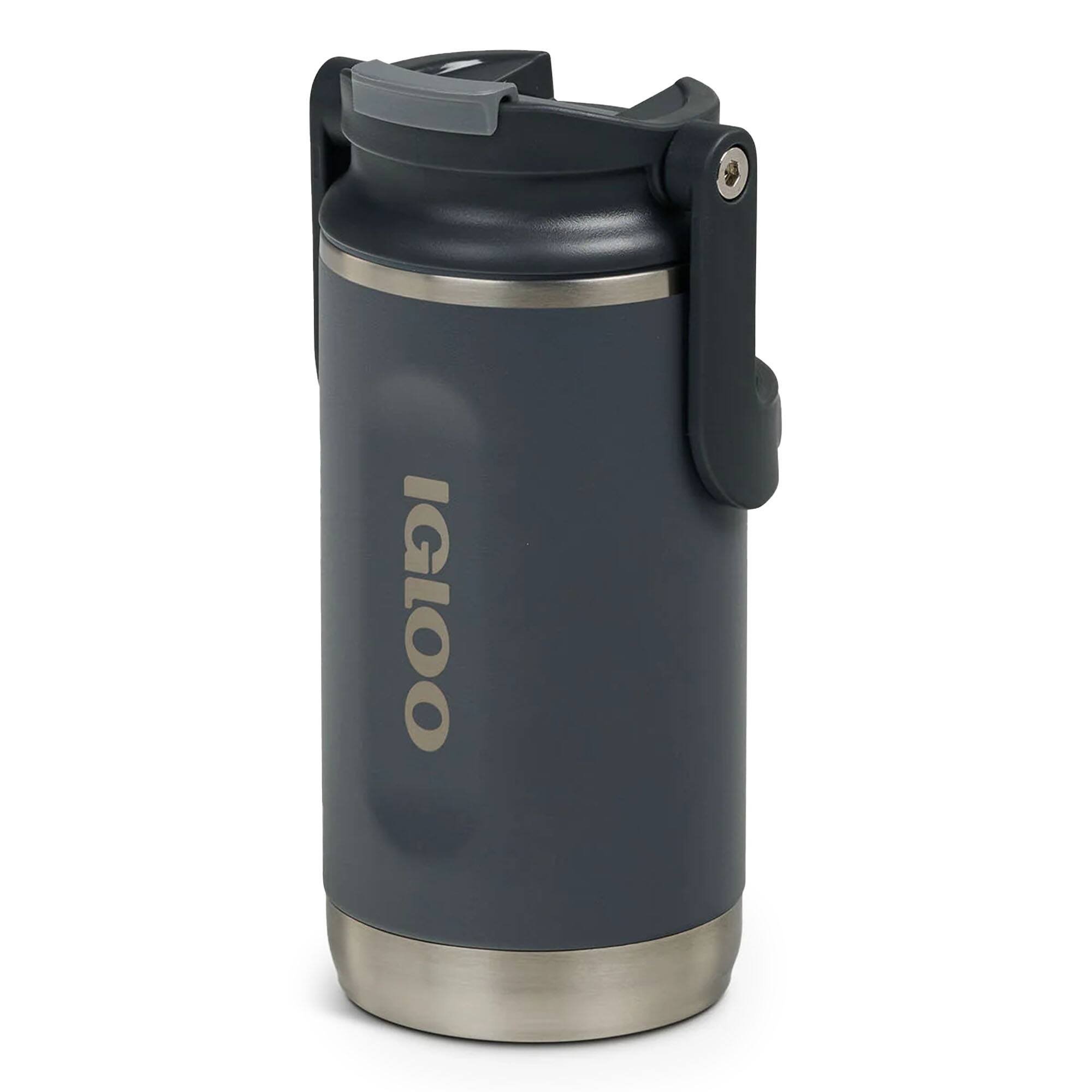 Alt View 1. Igloo - IGLOO 12 oz. Flip ‘n’ Sip Tumbler, Carbonite - Carbonite.