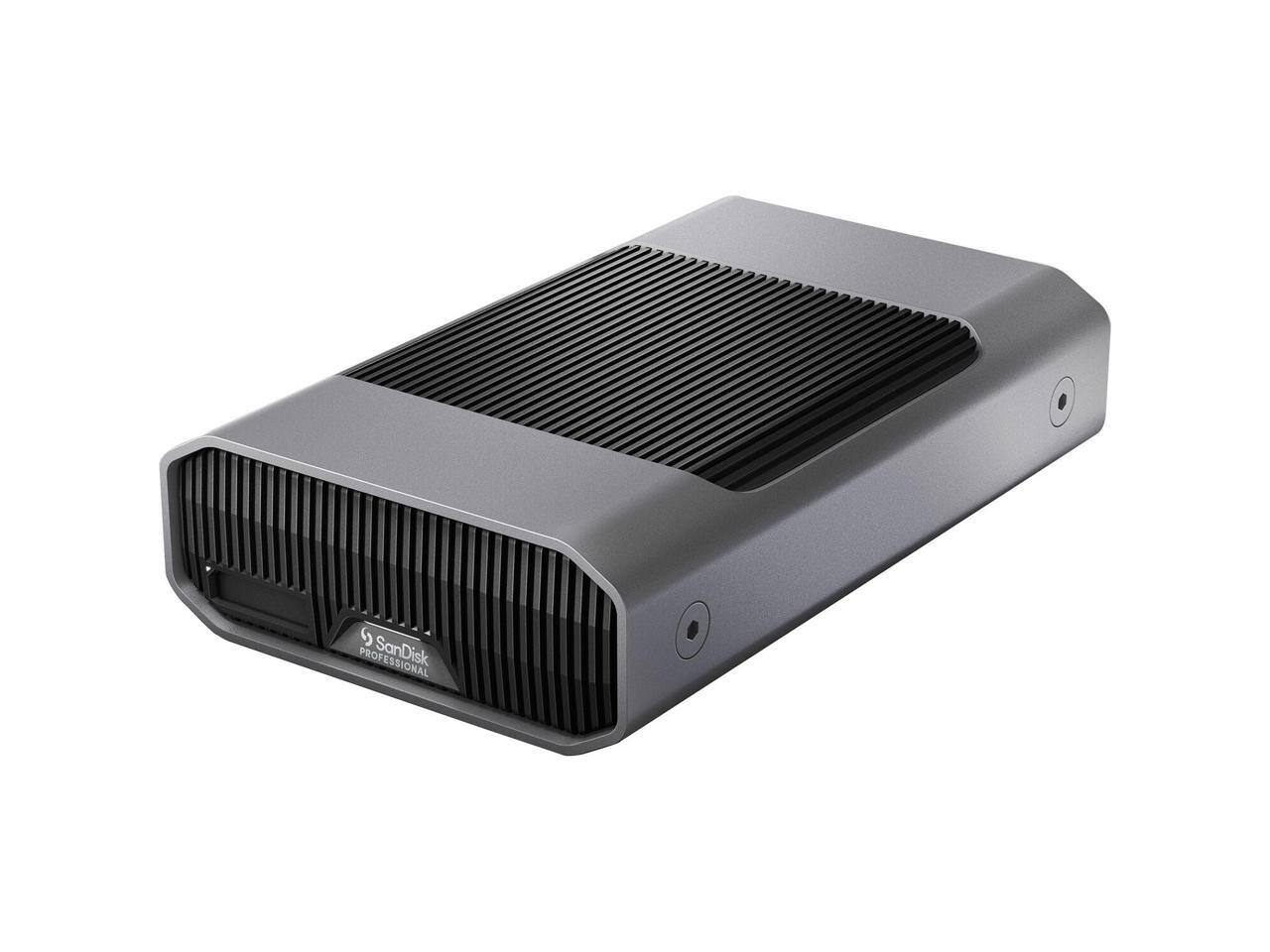 Alt View 1. SanDisk Professional - SanDisk Professional 8TB G-DRIVE PROJECT Thunderbolt 3 External Hard Drive - Black.