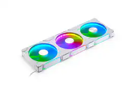 Phanteks - D30-140 DRGB PWM Fan 3Pack, ARGB/DRGB, Daisy-chain - White