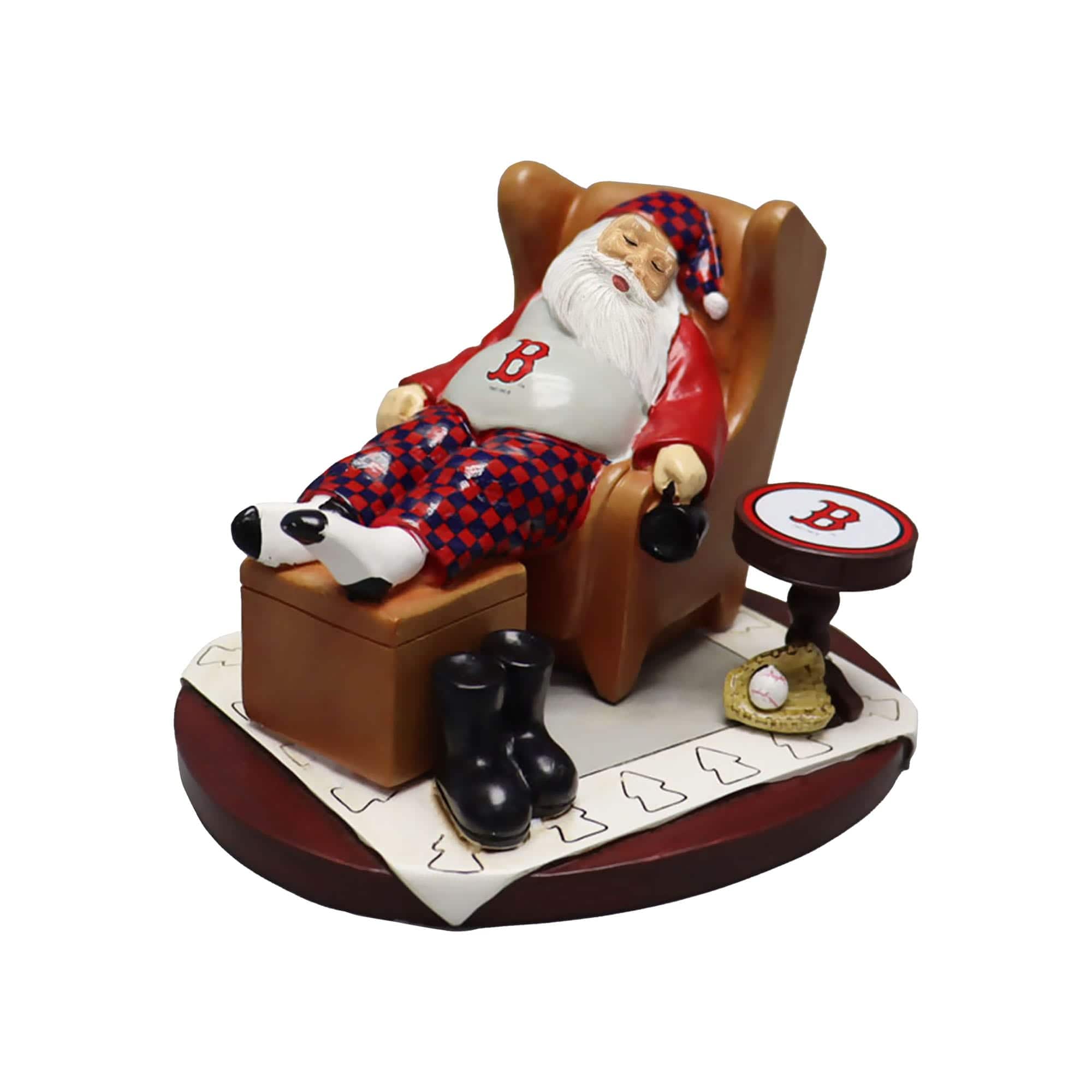 The Memory Company - Resting Santa Figurine - Red