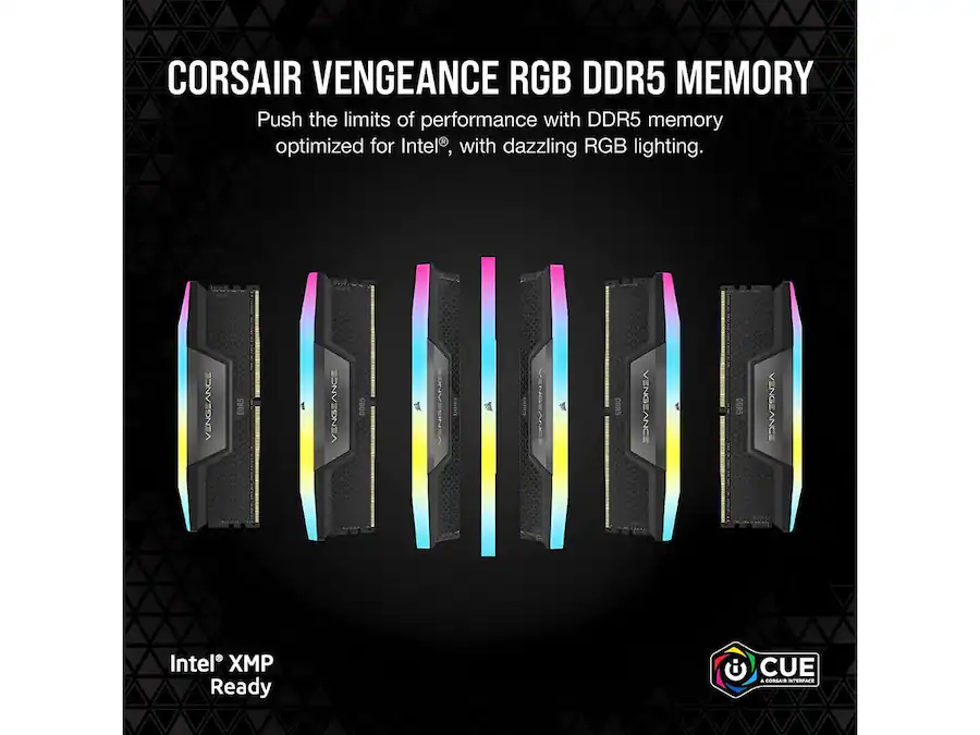 Computer Ram Memory Rgb Images CORSAIR Vengeance RGB 96GB (2 x 48GB) 288 Pin PC RAM DDR5 6000 (PC5 ...