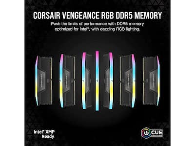 CORSAIR Vengeance RGB 96GB (2 x 48GB) 288 Pin PC RAM DDR5 7000 CORSAIR Vengeance RGB 96GB (2 x 48GB) 288 Pin PC RAM DDR5 7000
