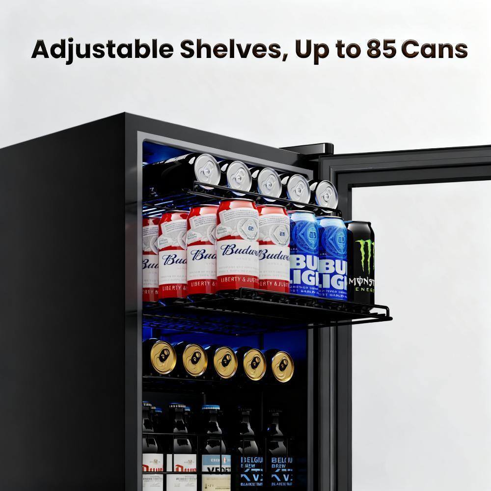 Adjustable Shelves, Up to 85 Cans