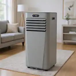 Resenkos - Air Conditioner, Cooler,8000BTU 3-in-1 Portable Air Conditioner with Remote Control - Gray