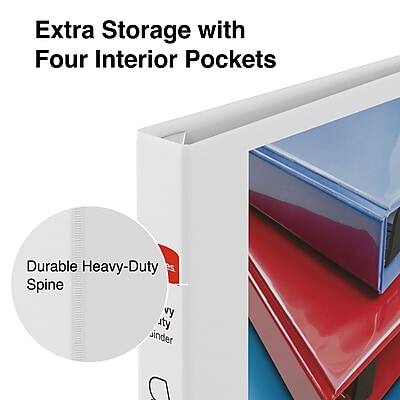 Extra Storage with Four Interior Pockets

Durable Heavy-Duty Spine