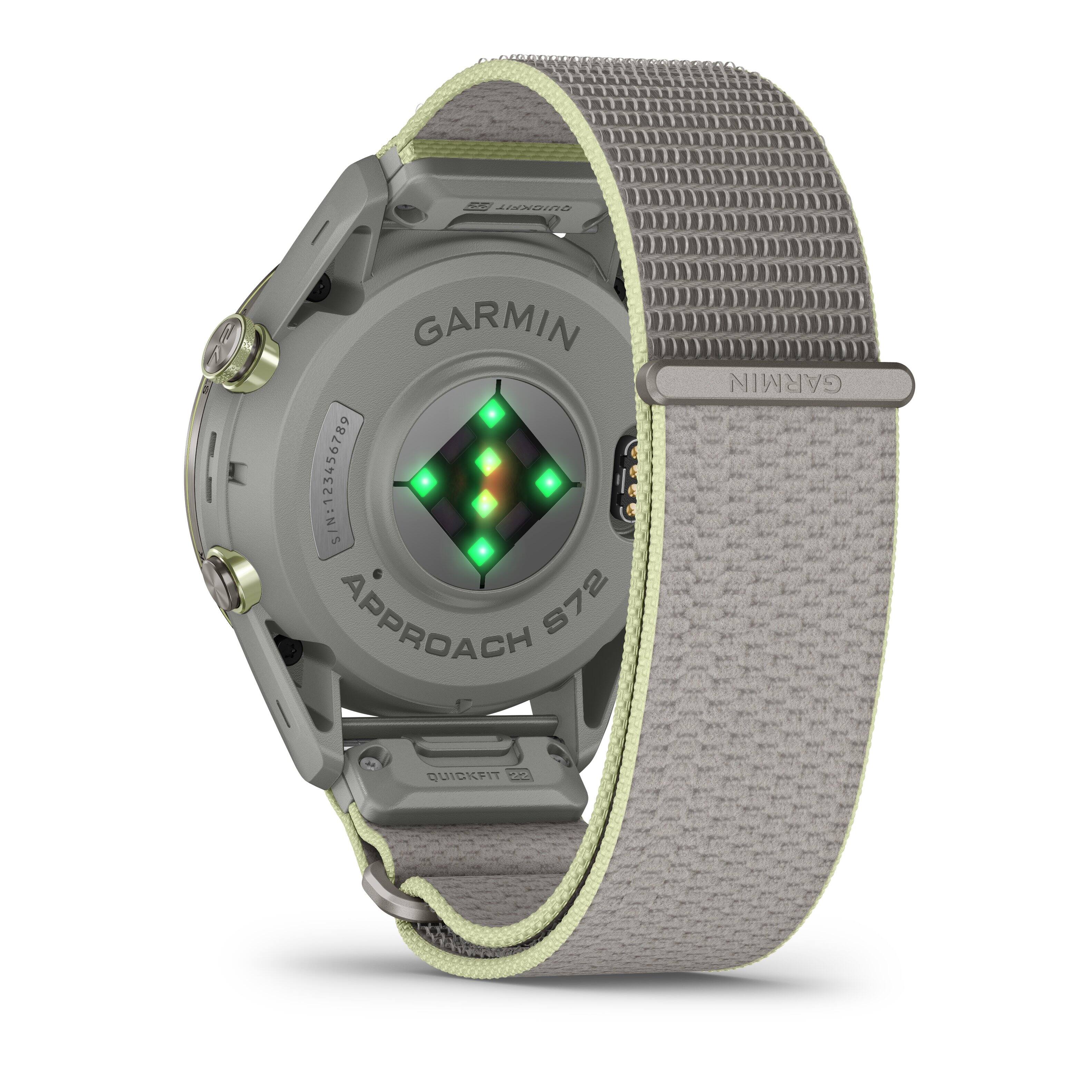 GARMIN S/N: 123456789  
APPROACH S72 QUICKFIT 22