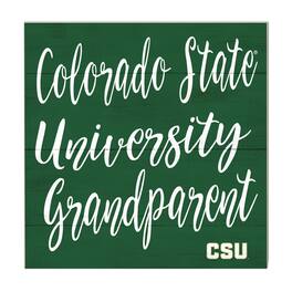 Jardine - Colorado State Rams 10'' x 10'' Grandparent Plaque - Green