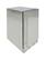 Angle. Vinotemp - Brama Outdoor 14-Inch 25 Lb Freestanding Icemaker - Silver.