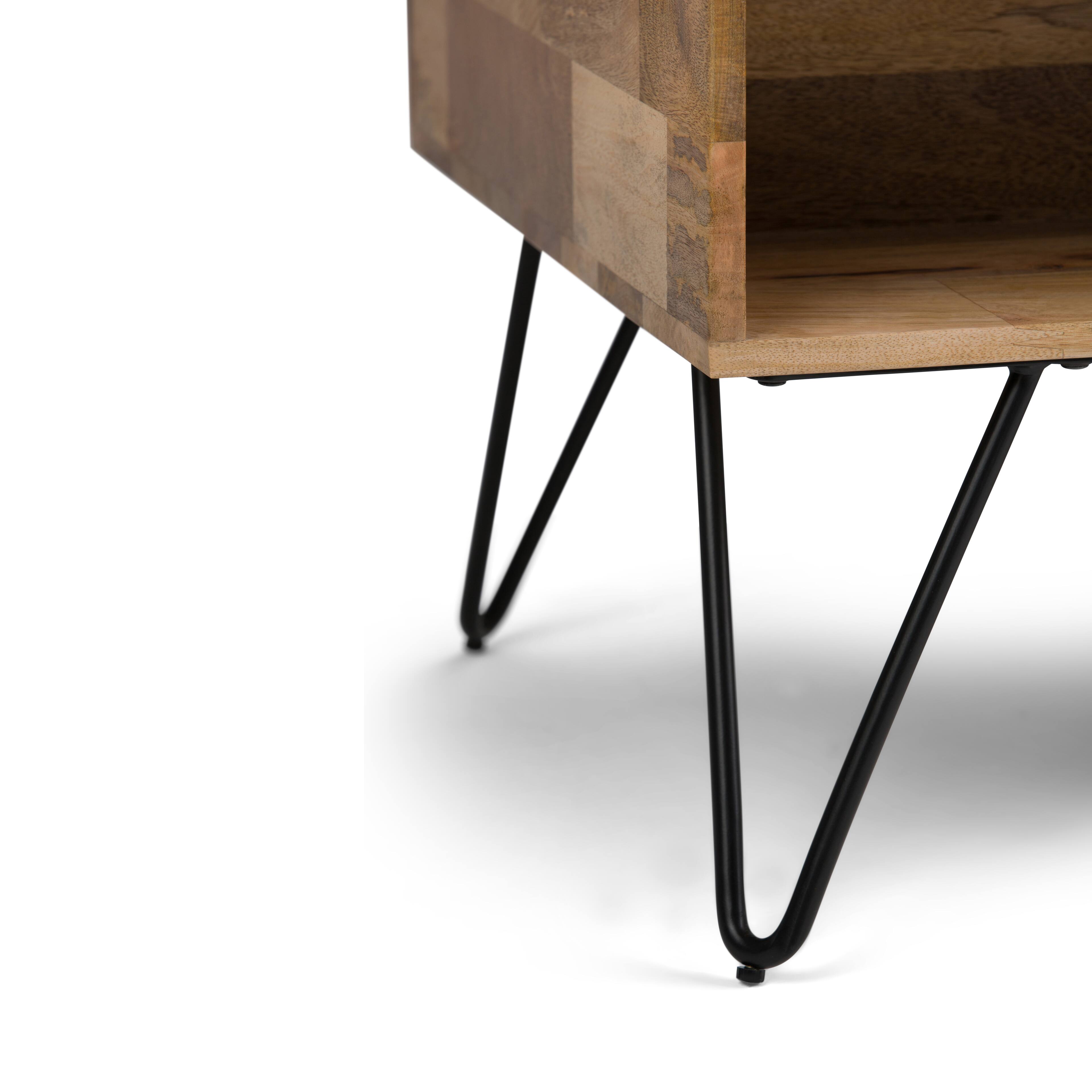 Alt View 5. Simpli Home - Hunter 48 inch Coffee Table with 22 inch End Tables (Set of 3) - Natural.