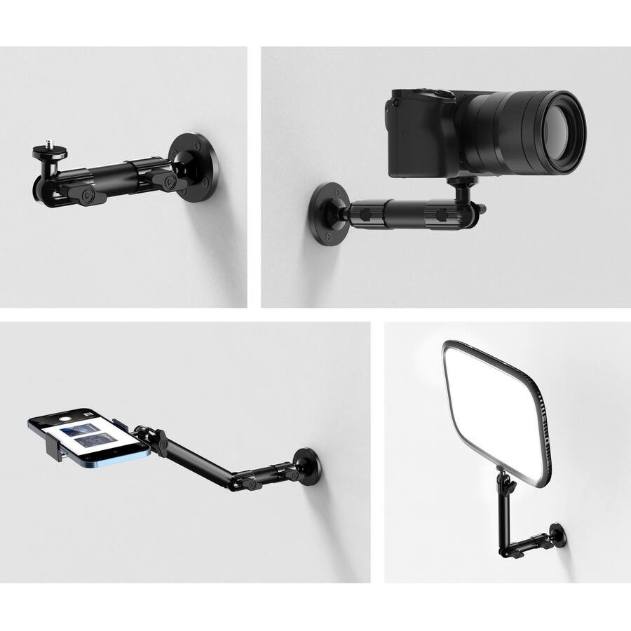 Alt View 1. Elgato - Elgato Wall Mount for Camera, Light, Peripheral Device - 3.31 lb Load Capacity - Metal, Composite.