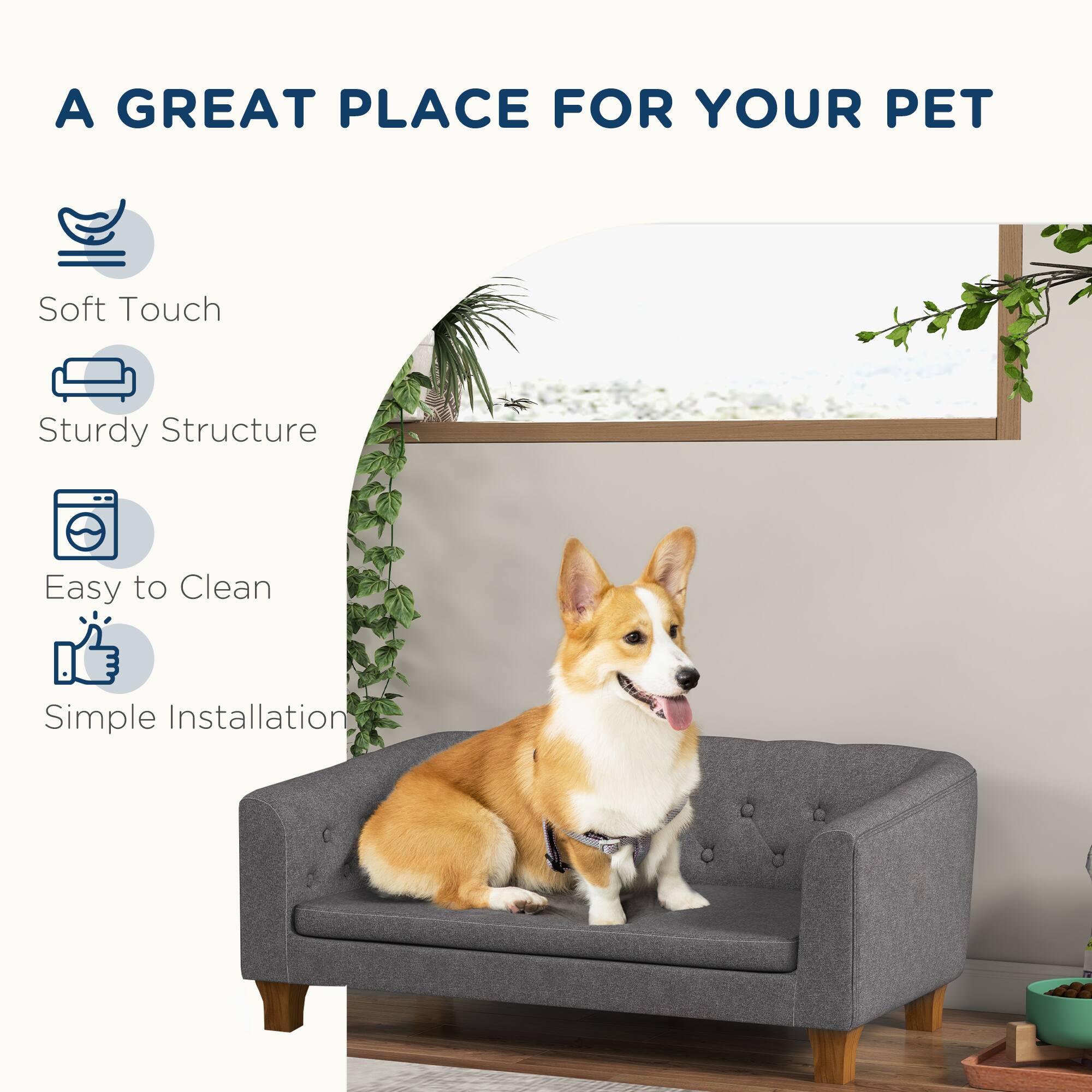 A GREAT PLACE FOR YOUR PET

- Soft Touch
- Sturdy Structure
- Easy to Clean
- Simple Installation