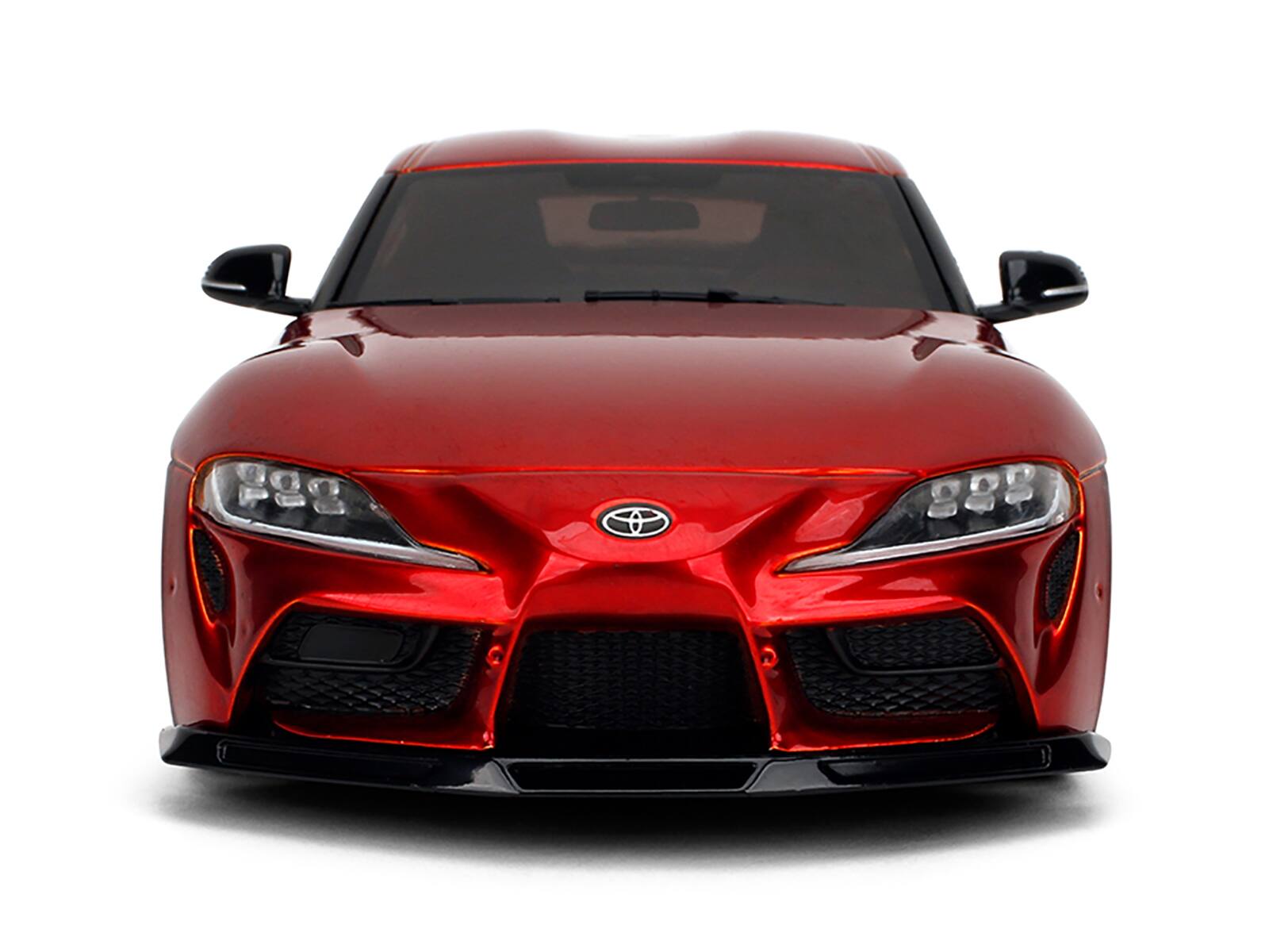 Alt View 5. Jada - Toyota GR Supra Red Metallic "Pink Slips" Series 1/18 Diecast Model Car by Jada - Multicolor.