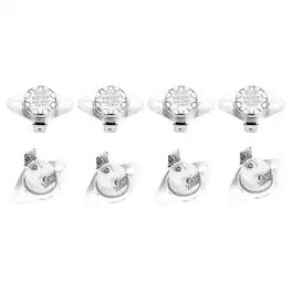 Unique Bargains - KSD301 Thermostat 175°C/347°F 16A Normally Closed N.C Temperature Switch for Microwaves/Oven 8pcs Ceramic - Silver