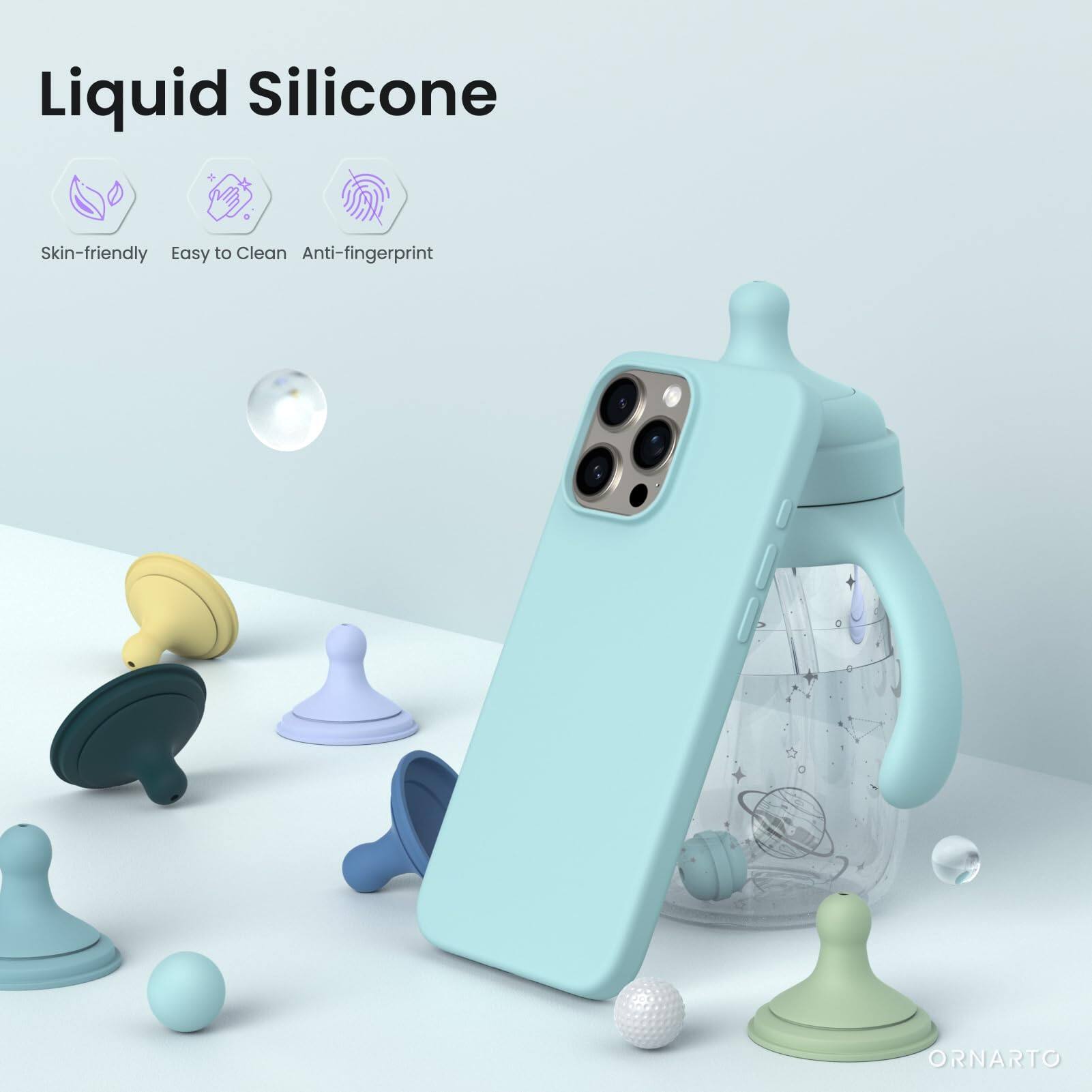 Liquid Silicone Skin-friendly Easy to Clean Anti-fingerprint ORNARTO