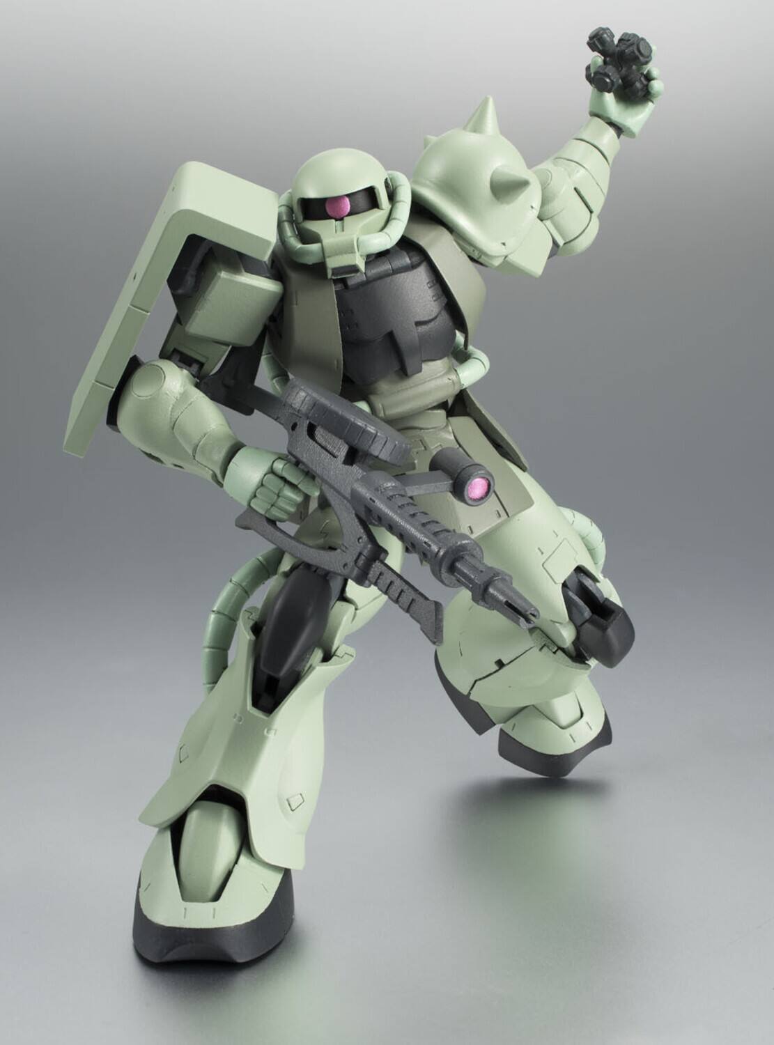 Alt View 3. Bandai - Tamashi Nations - Moblie Suit Gundam - THE ROBOT SPIRITS - MS-06 ZAKU II Version A.N.I.M.E.   - COLLECTIBLES - Multicolor.