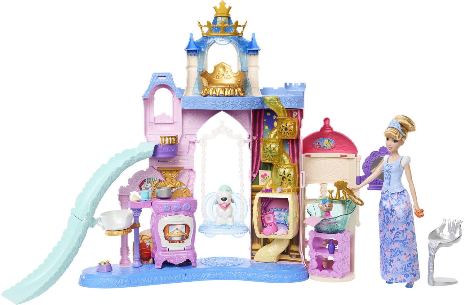 Barbie DISNEY PRINCESS ANIMAL PLAYSET W/ DOLL JBF95 - Best Buy