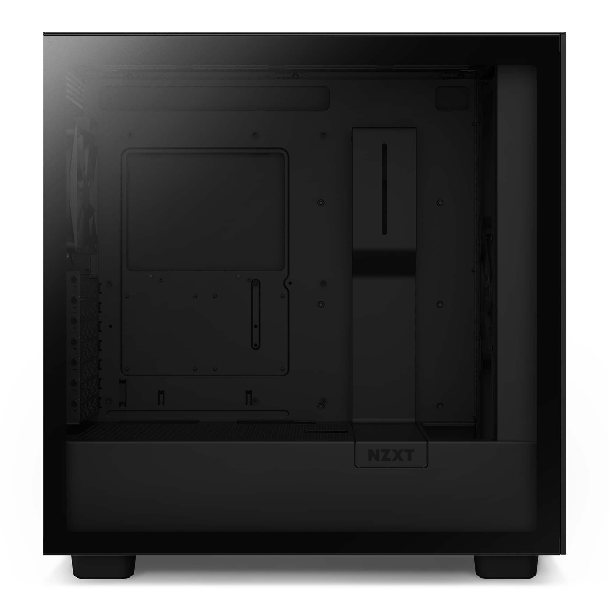 Alt View 11. NZXT - H7 Flow RGB ATX Mid-Tower Case with RGB Fans - Black.