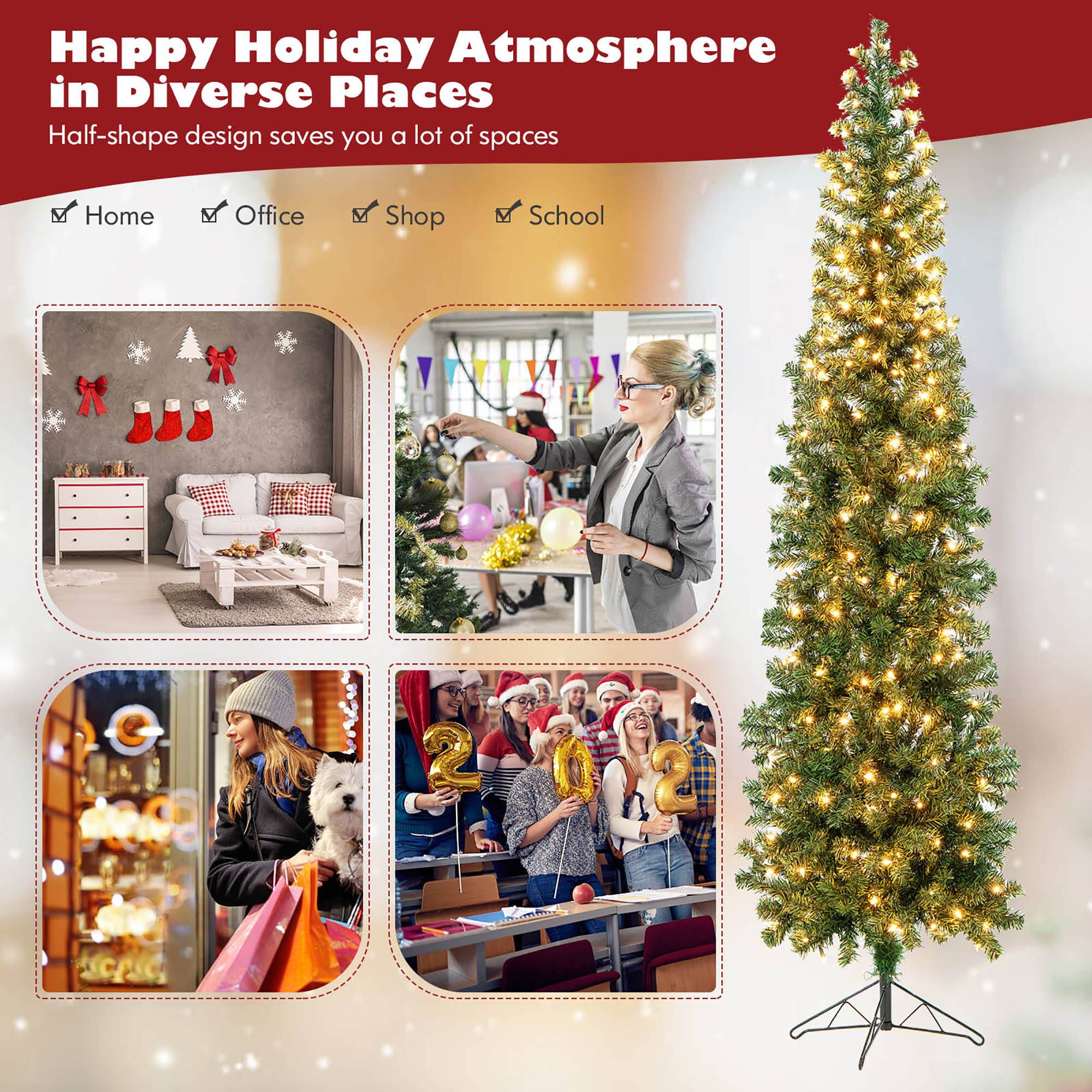 Happy Holiday Atmosphere in Diverse Places

Half-shape design saves you a lot of spaces

Home Office Shop School