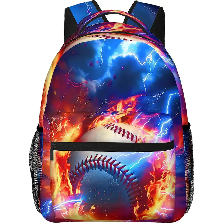 Cartoon Axolotl Backpack Set For Girls - School Bag, Lunch Bag & Pencil Case With Multiple Pockets