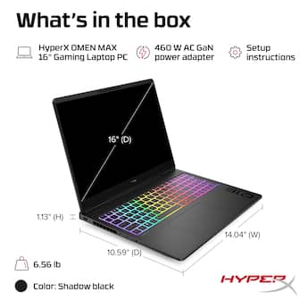 HyperX OMEN MAX 16 HyperX OMEN MAX 16