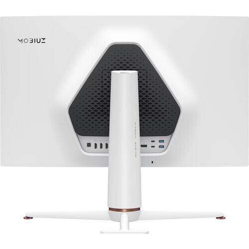 Alt View 4. BenQ - MOBIUZ EX321UX 31.5" 4K HDR 3840 x 2160 144Hz Mini-LED Gaming Monitor 1000 nits FreeSync Premium Pro HDMI DisplayPort - White.