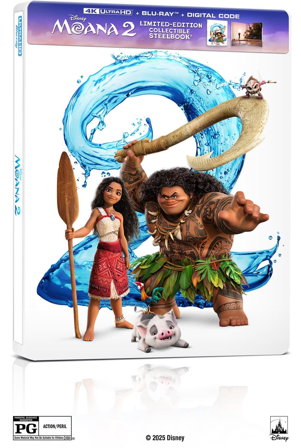 Moana 2 (Steelbook)  - 4K Blu-Ray