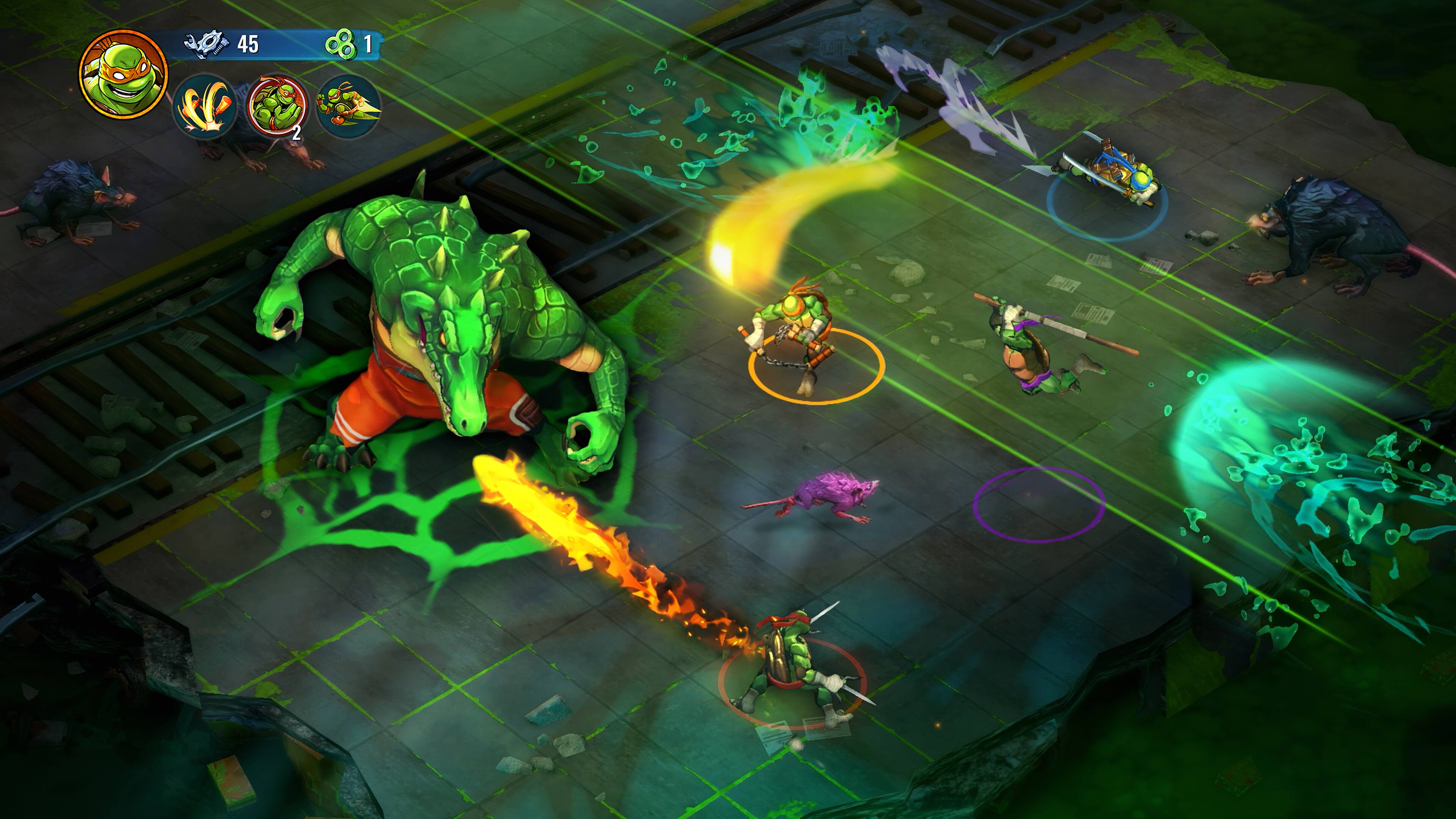 Alt View 2. Nighthawk Interactive - Teenage Mutant Ninja Turtles Splintered Fate.