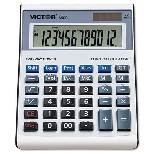 Victor - 6500 12-Digit LCD Executive Desktop Loan Calculator - false