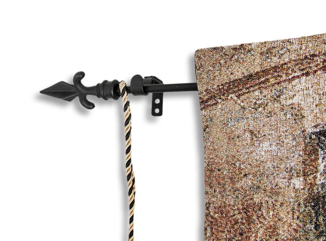 Alt View 1. Manual Woodworkers & Weavers - Paris Forgotten Tapestry Wall Hanging with Decorative Rod 52 In. X 35.5 In. - Multicolored.