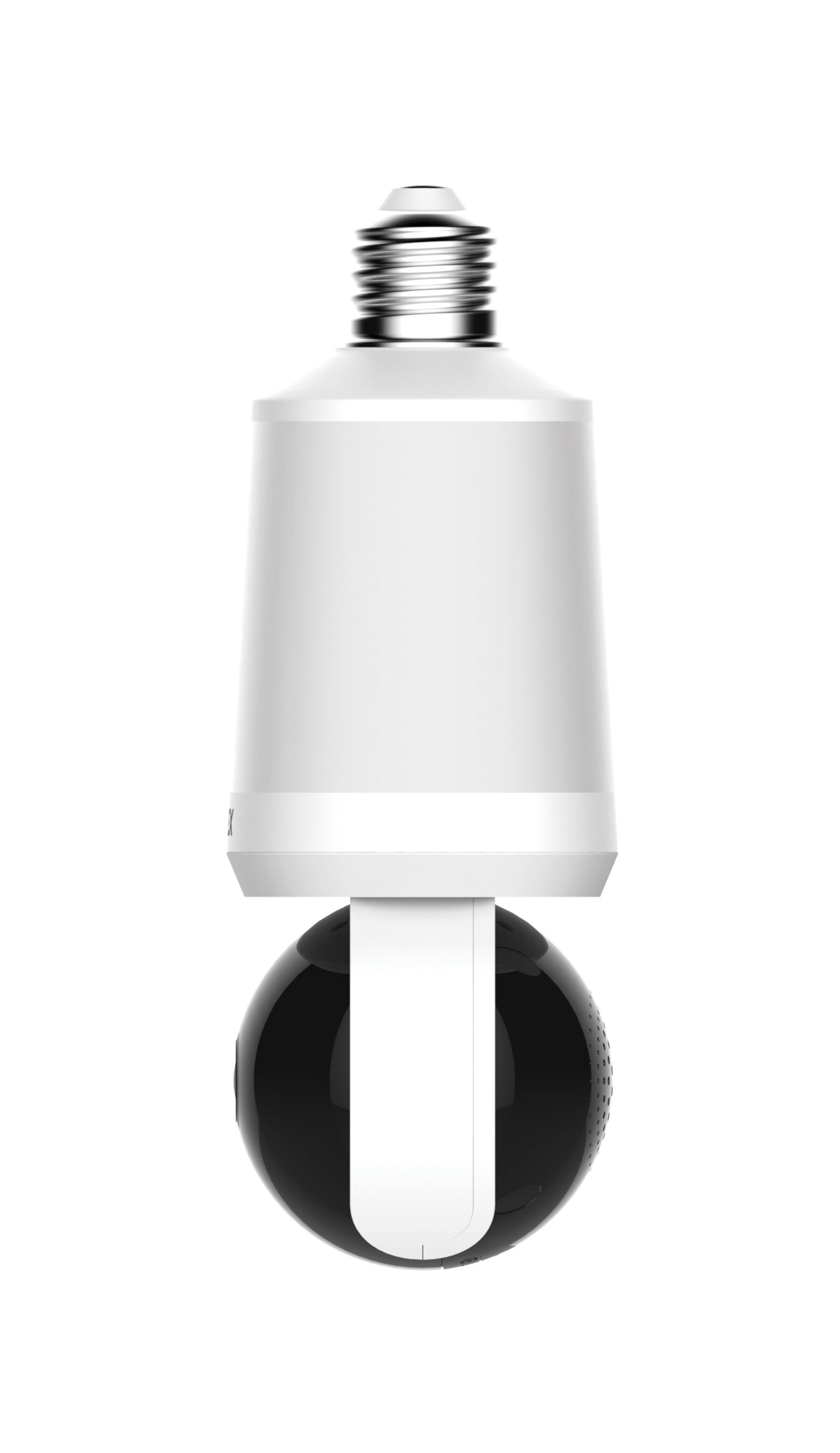 Left. Lorex - 2K Wi-Fi Smart Lightbulb Pan-Tilt Camera - White.