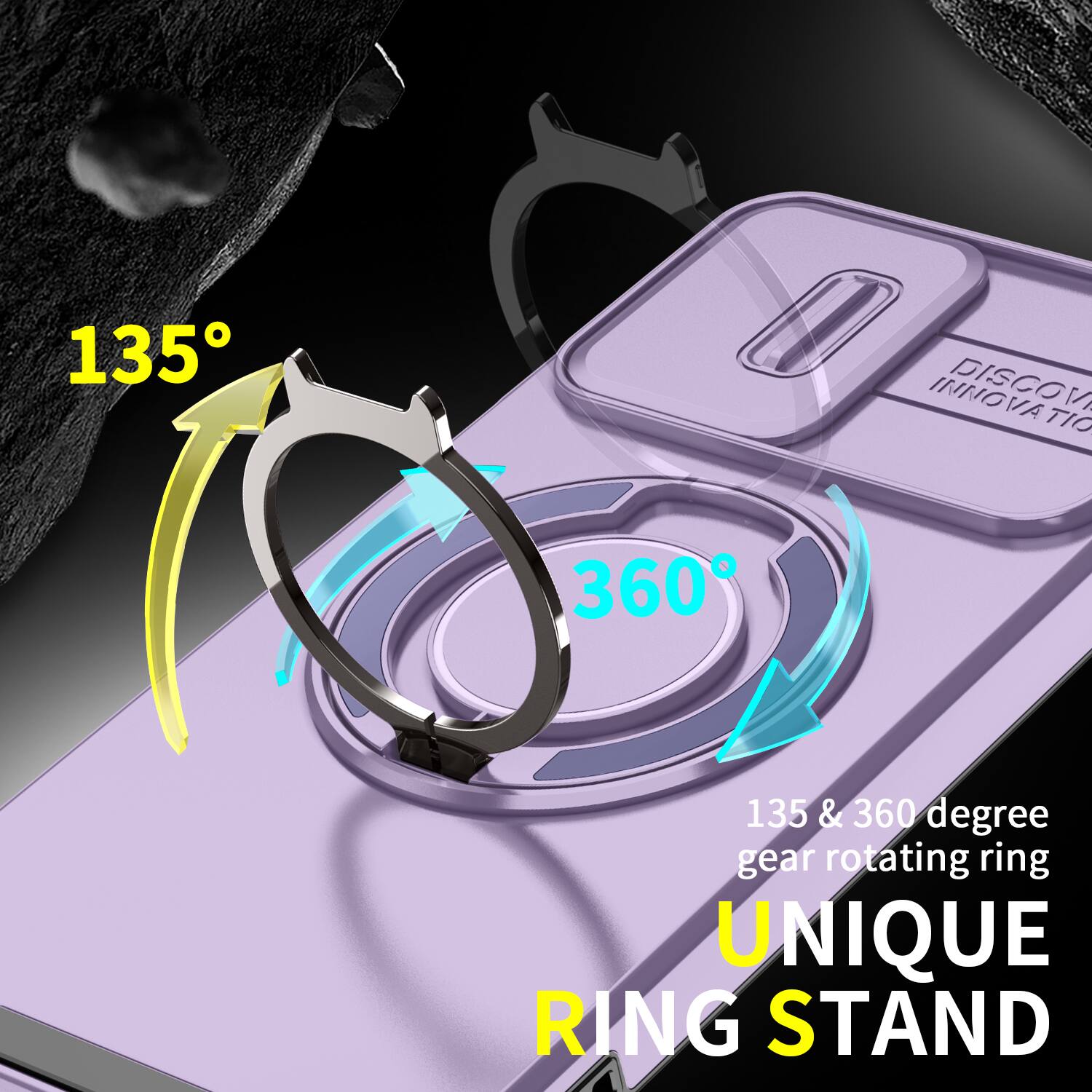 135
DISCOVATIONAL OIT
360
135 & 360 degree gear rotating ring UNIQUE RING STAND