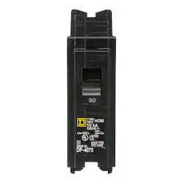 Square D - HomeLine 30 amps Surge Single Pole Circuit Breaker