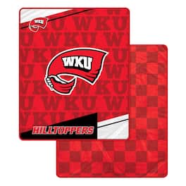 Pegasus - Western Kentucky Hilltoppers 60" x 70" Diagonal Ghost Checkered Double-Sided Blanket - Multicolor