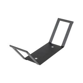 RackSolutions - 1-Unit Mac Mini Vertical Bracket for Modular Shelf - Black