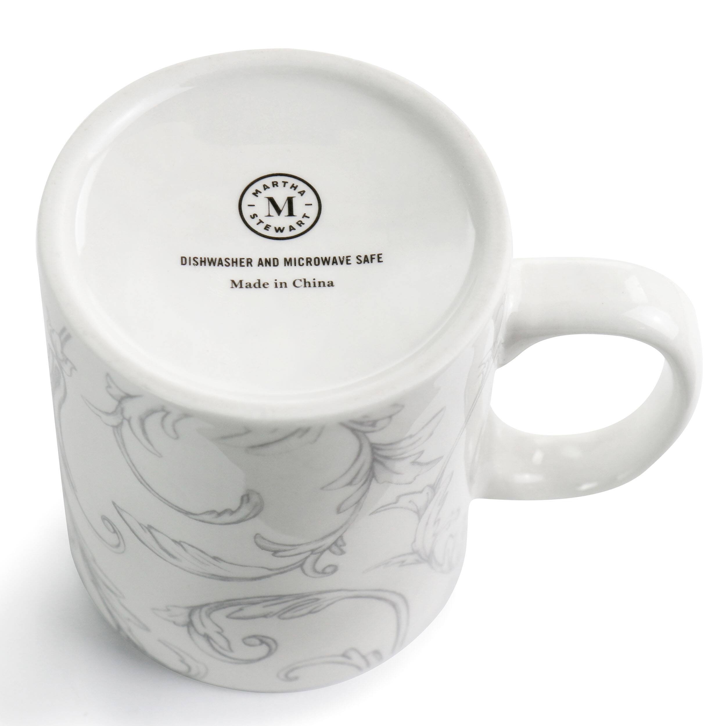 Martha Stewart Dishwasher and Microwave Safe Made in China.