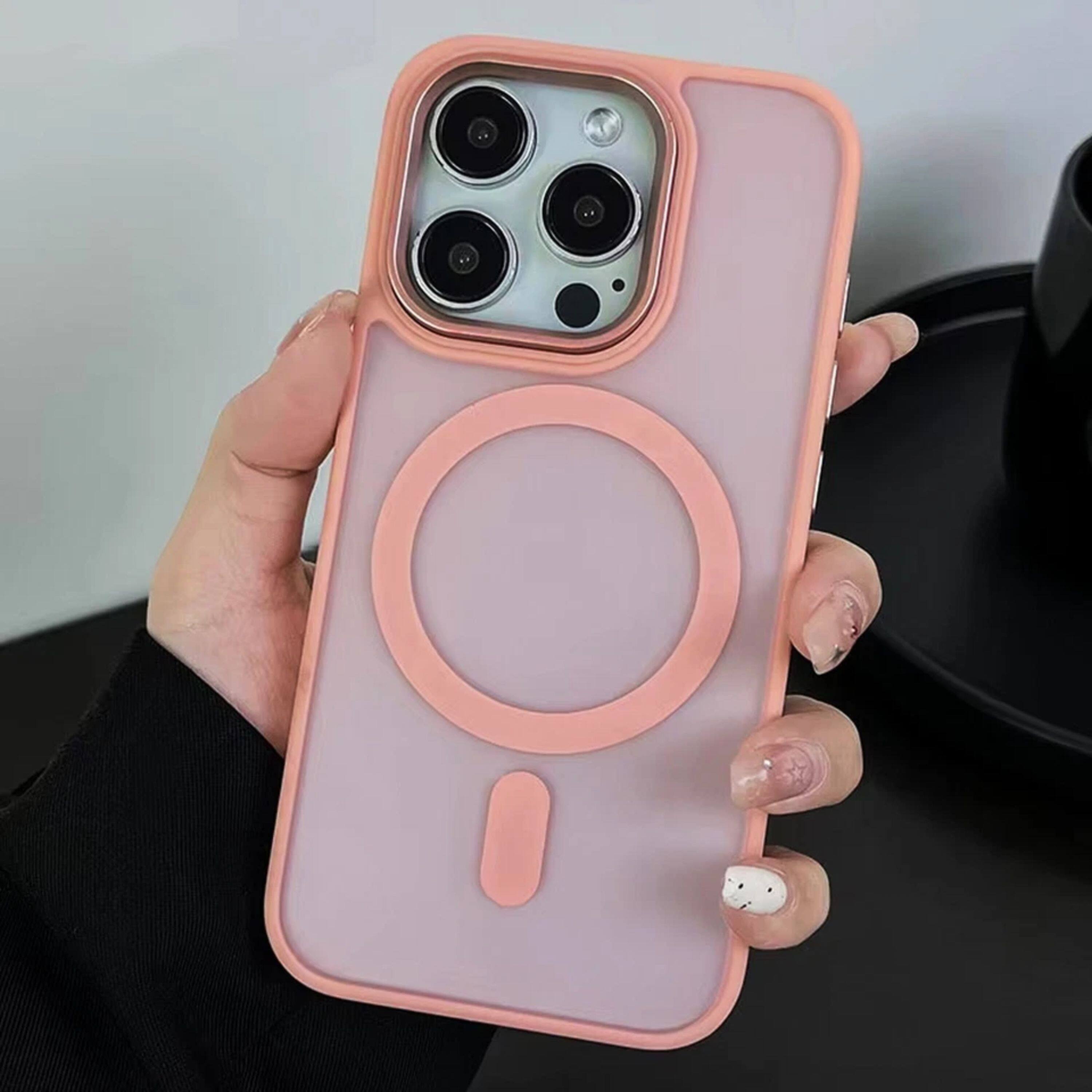 Left. Kitcheniva - Sleek Shockproof Protective Phone Case For iPhone iPhone 17 Pro Pink - Pink.