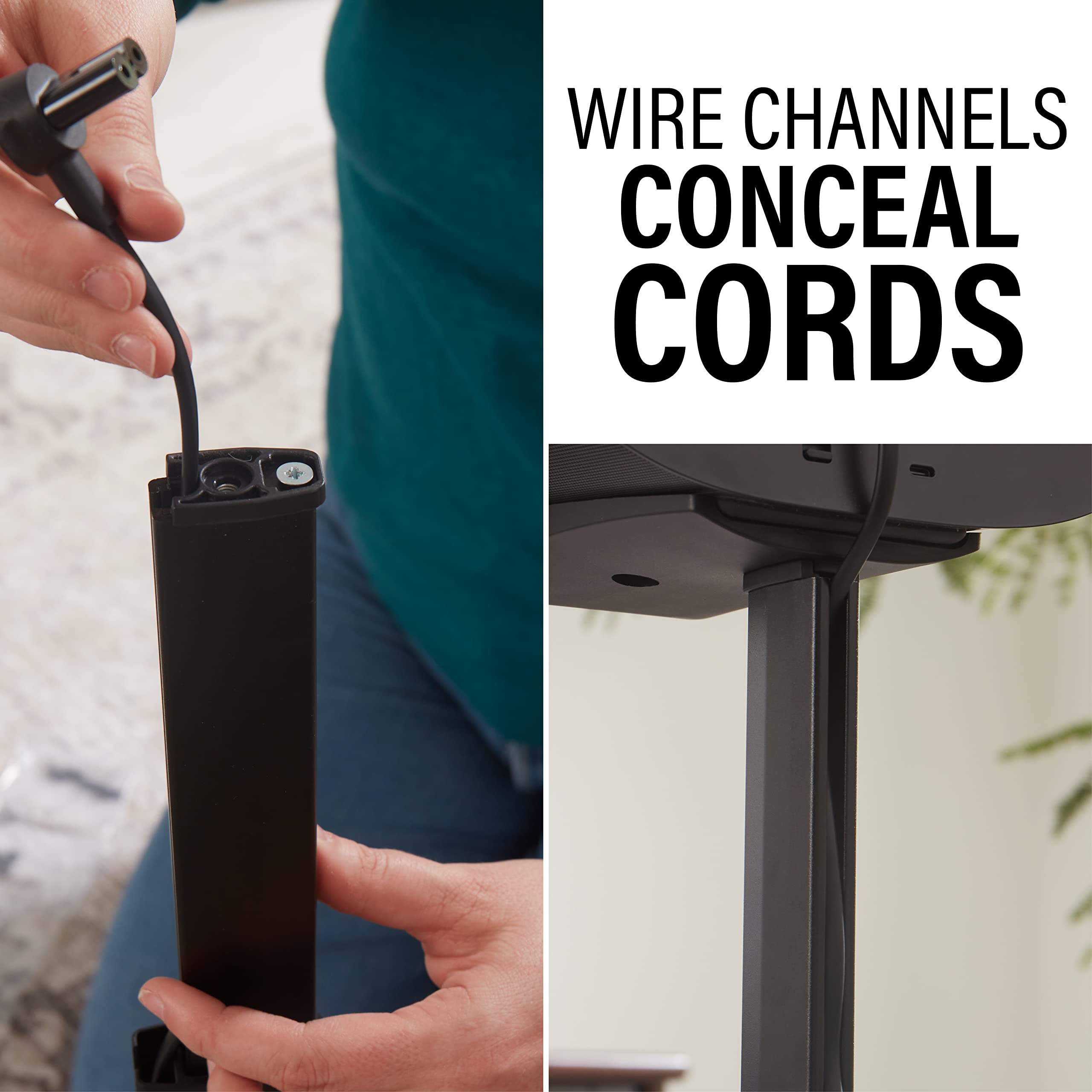 WIRE CHANNELS CONCEAL CORDS