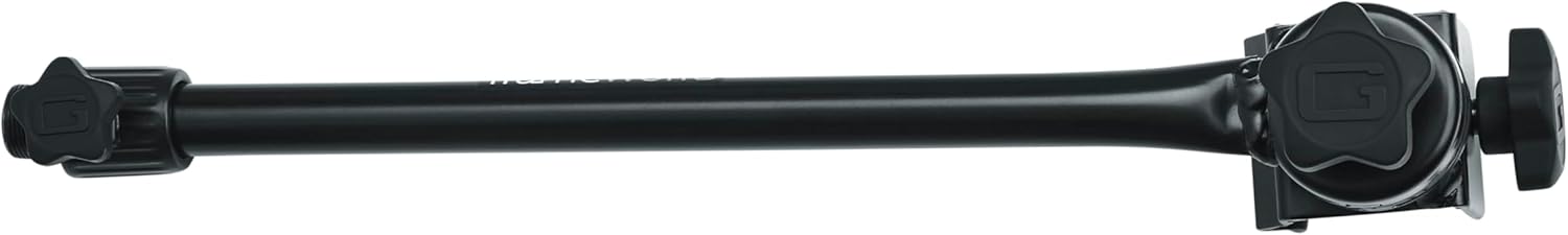 Angle. Gator Frameworks - Adjustable 16-Inch Clamp-On Mini Boom with 270-Degree Rotation and Interlocking Teeth.