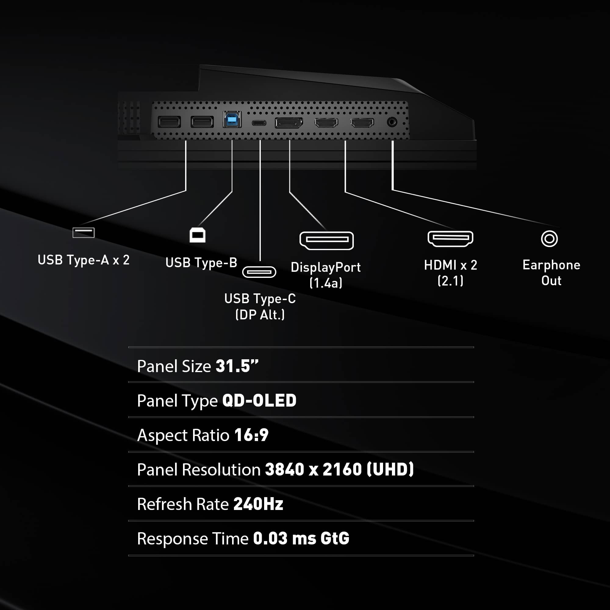 Customer Reviews: MSI MPG321URXQDOLED 32" Quantum Dot OLED UHD 240Hz 0 ...