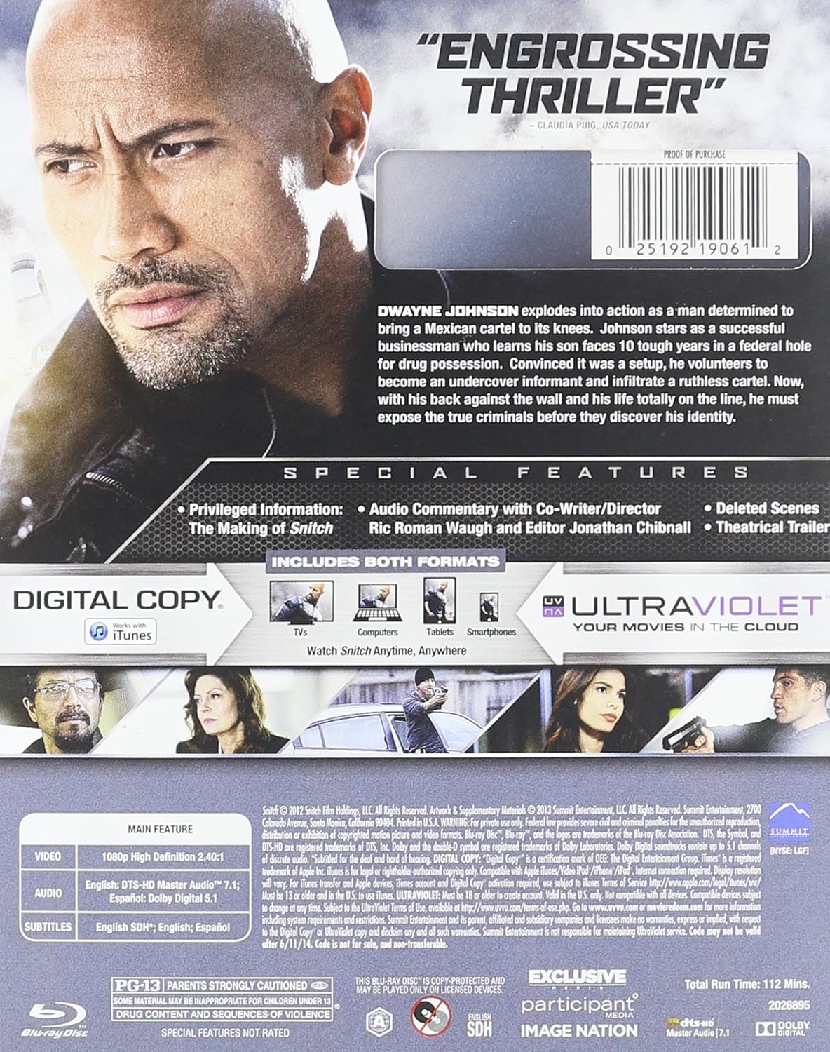 Alt View 1. Snitch (Blu-ray).