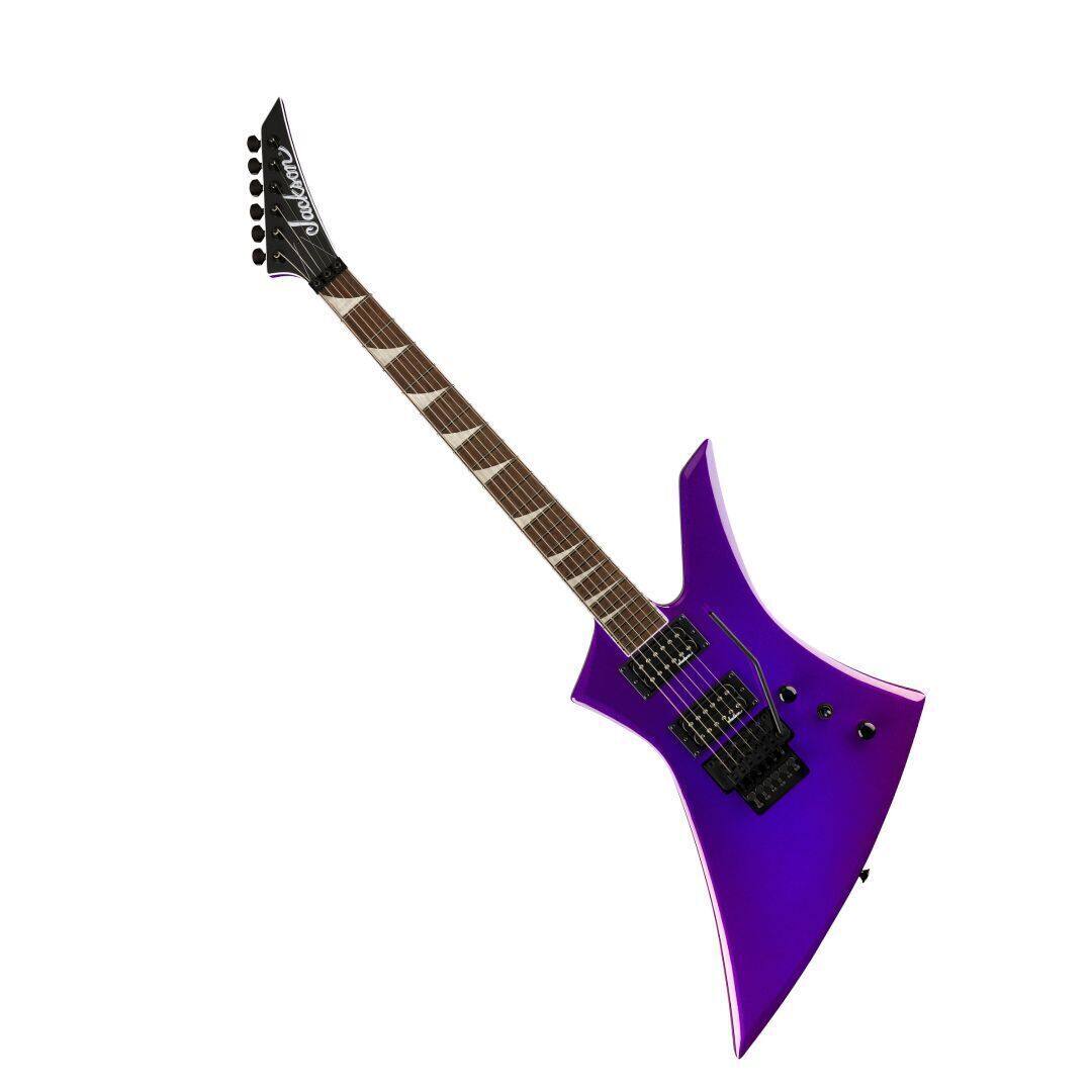 Left. Jackson - Jackson X Series Kelly KEX Electric Guitar - Deep Purple Metallic.