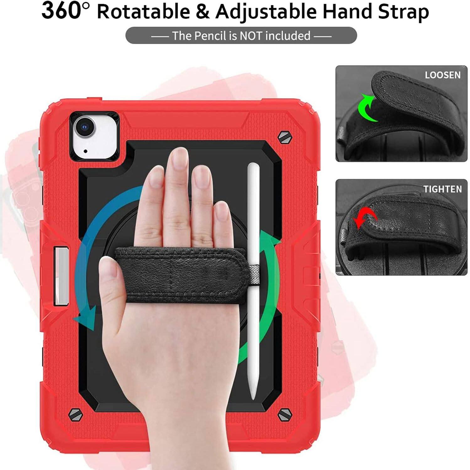360° Rotatable & Adjustable Hand Strap  
The Pencil is NOT included  

LOOSEN  
TIGHTEN