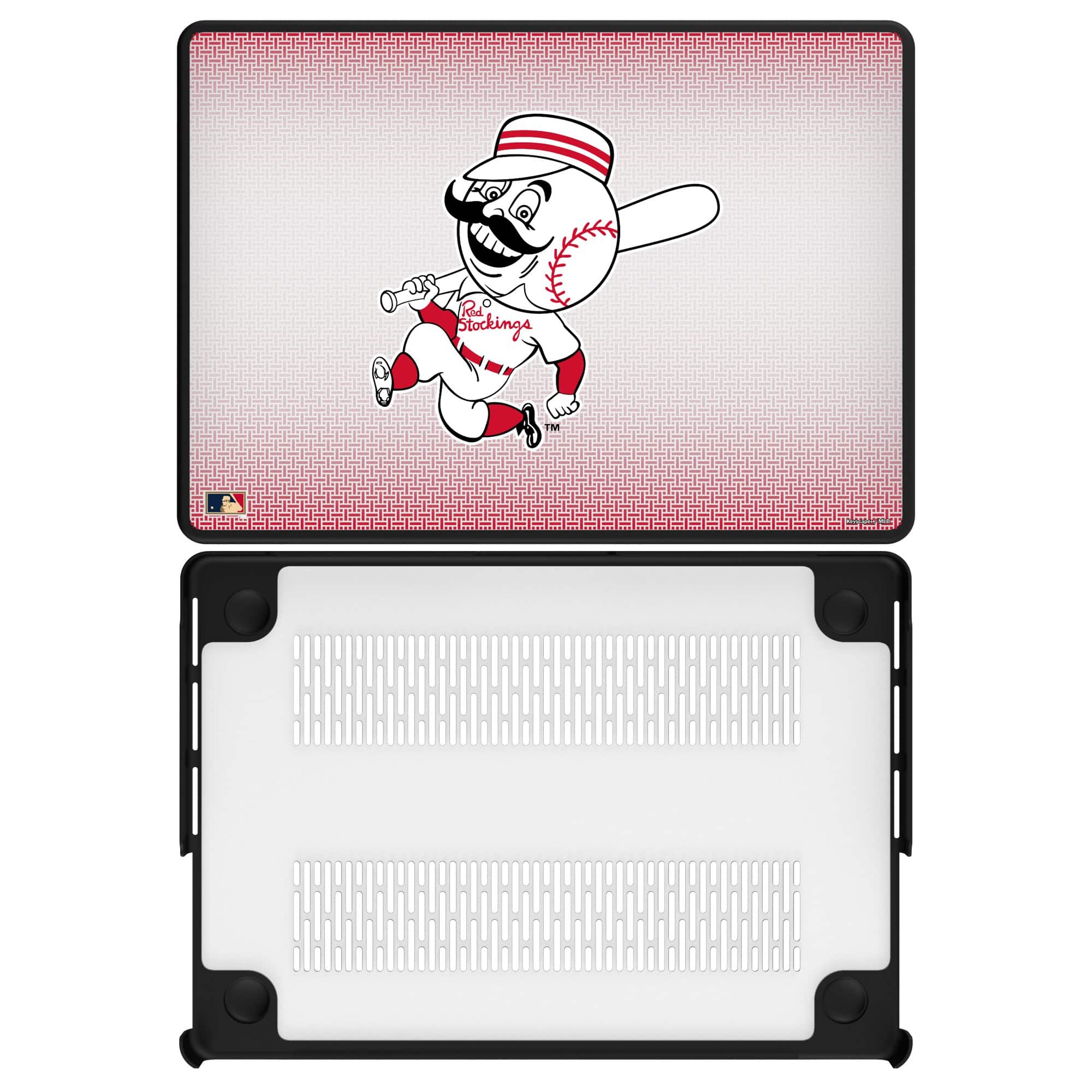 Keyscaper - Cincinnati Reds Linen MacBook Case - Pro 16 in - Multicolor
